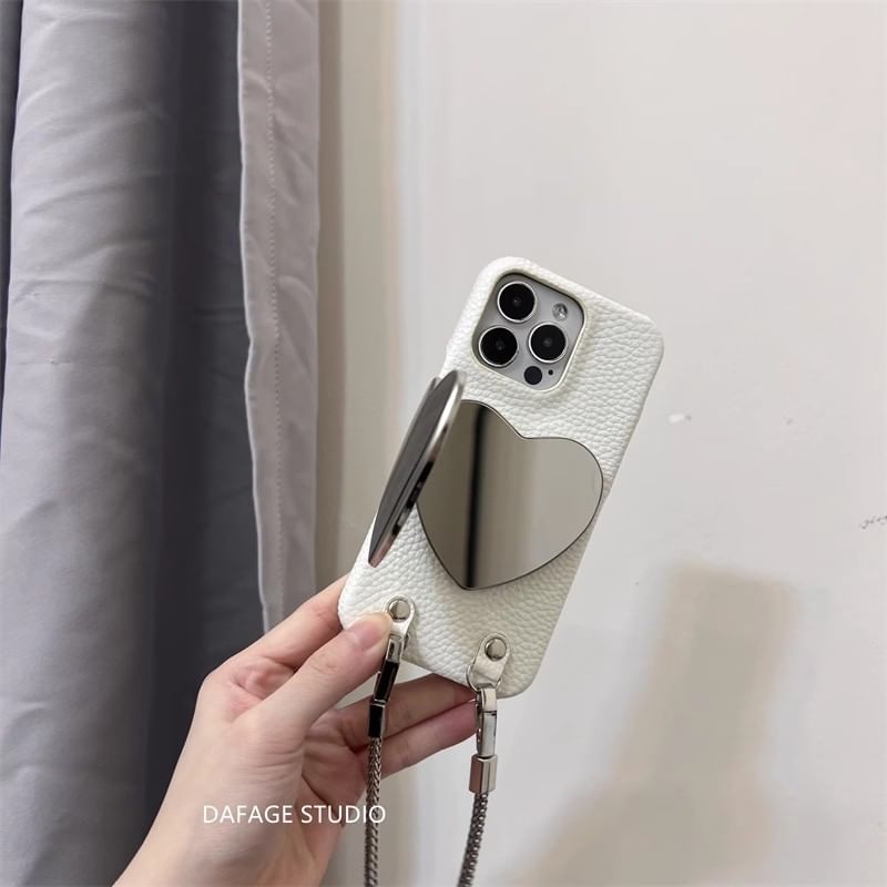 Heart Phone Case Mirrored