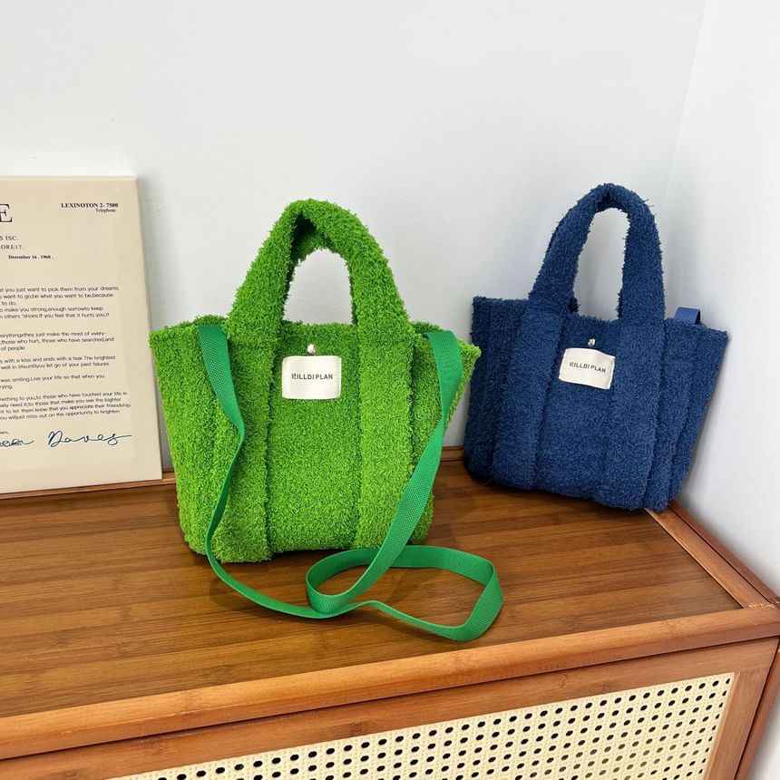 Bag Crossbody Top Handle Fluffy