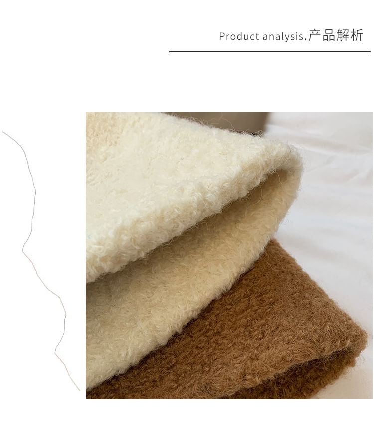 Plain Cloche Hat Wool