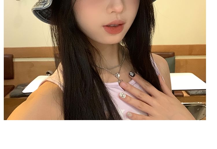 Washed Bucket Hat Denim