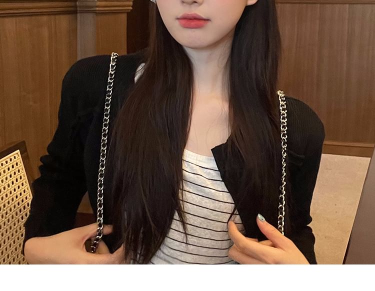 Newsboy Leather Panel Knit Cap Faux