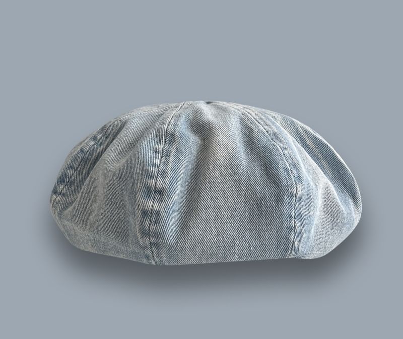 Denim Beret Washed