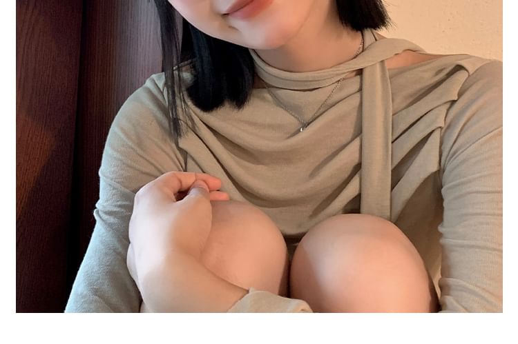 Beret Floral Accent Denim