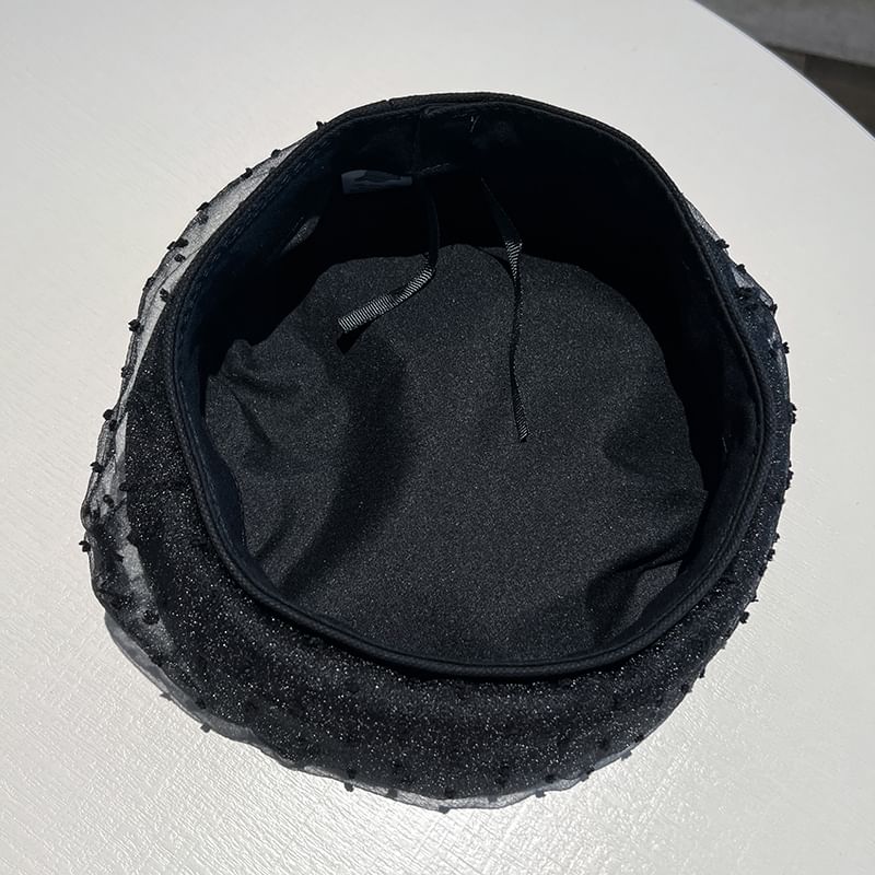 Jacquard Beret Mesh