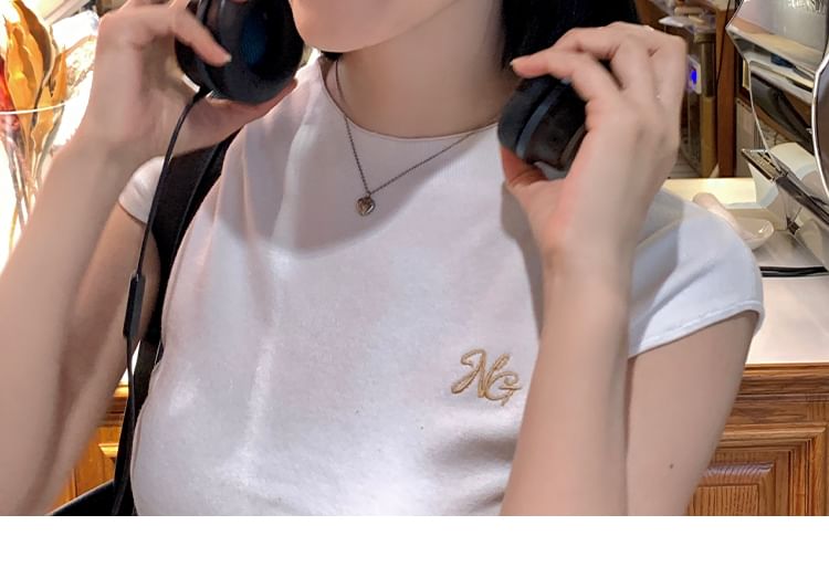 Cap Applique Flat Lettering