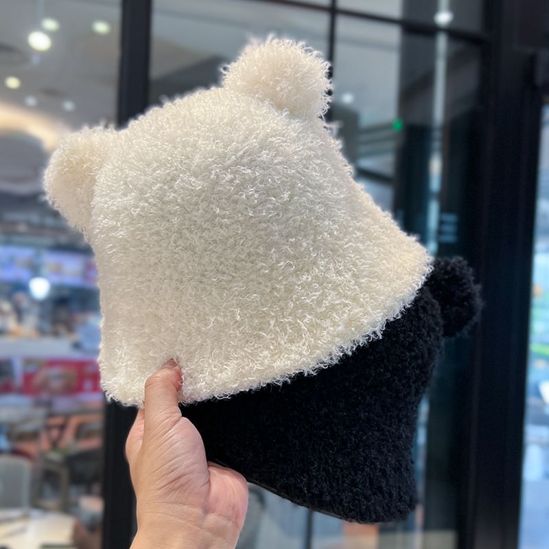 Fleece Hat Ear Cloche Bear