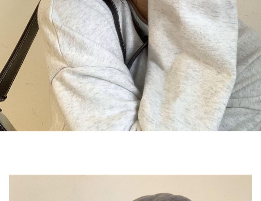 Lettering Distressed Baseball Cap Embroidered