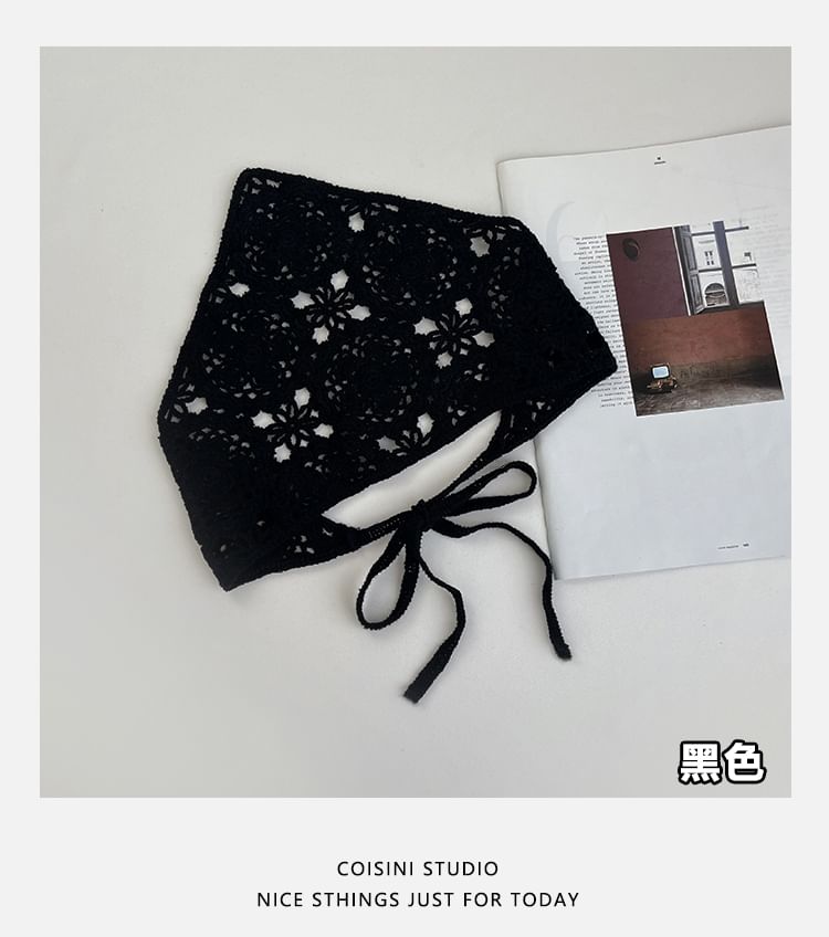 Headkerchief Crochet Knit