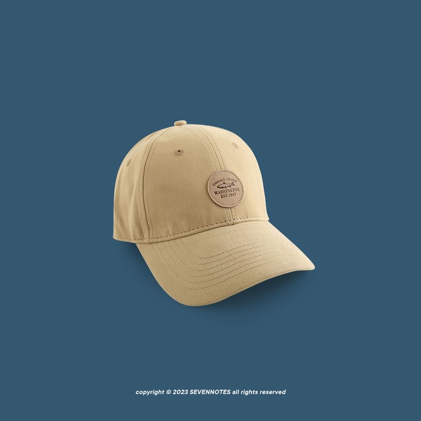 Cap Applique Lettering Baseball