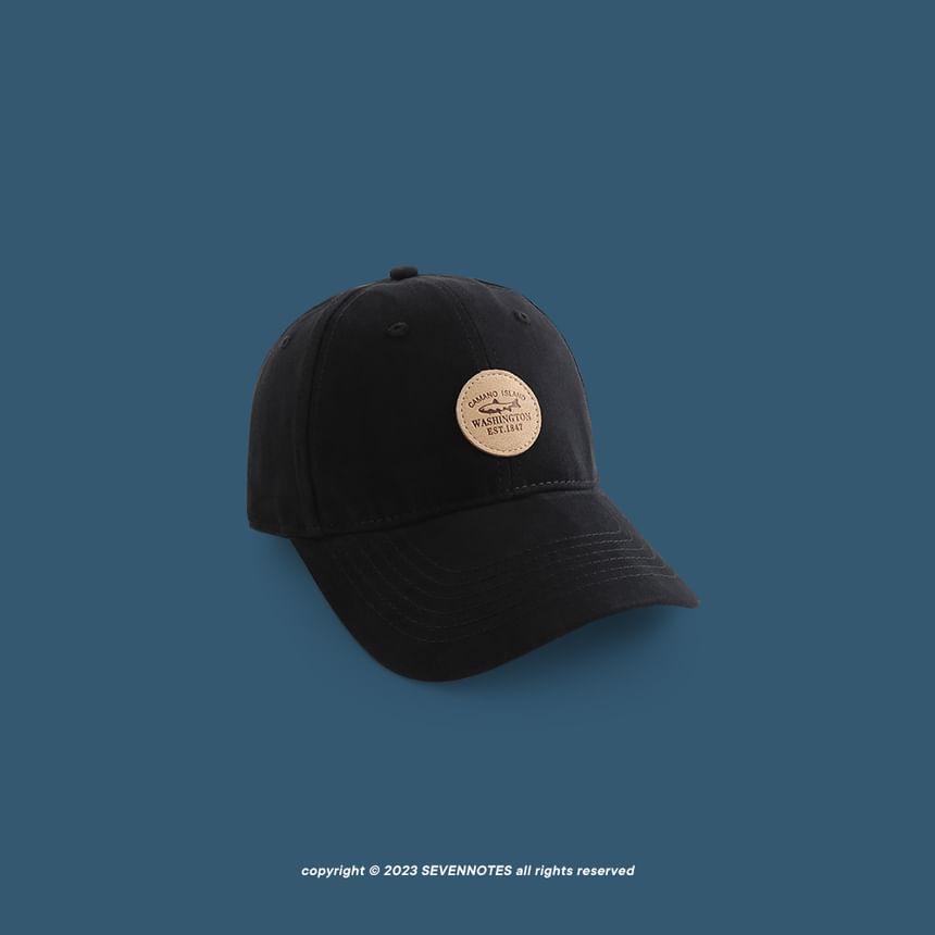 Cap Applique Lettering Baseball