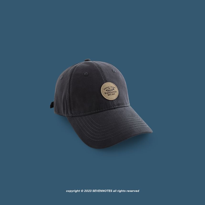 Cap Applique Lettering Baseball