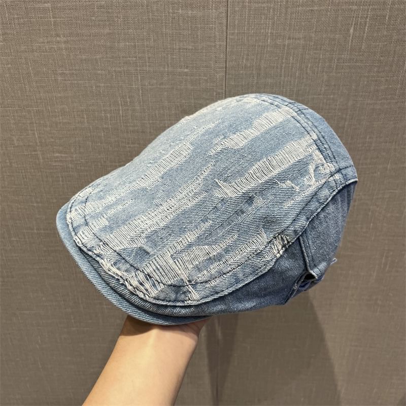 Cap Washed Flat Distressed