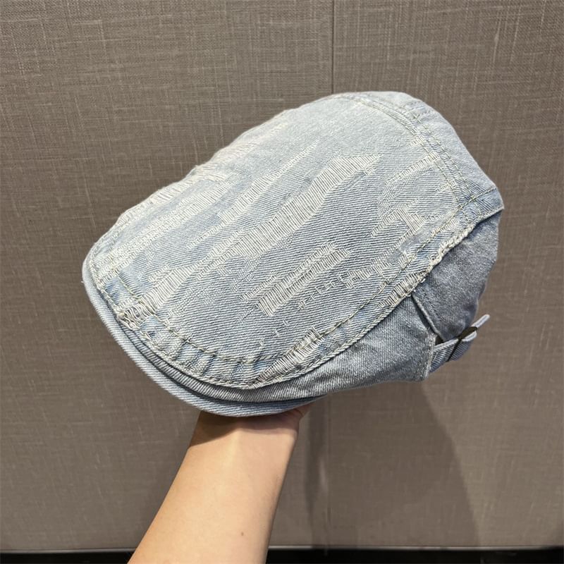 Cap Washed Flat Distressed