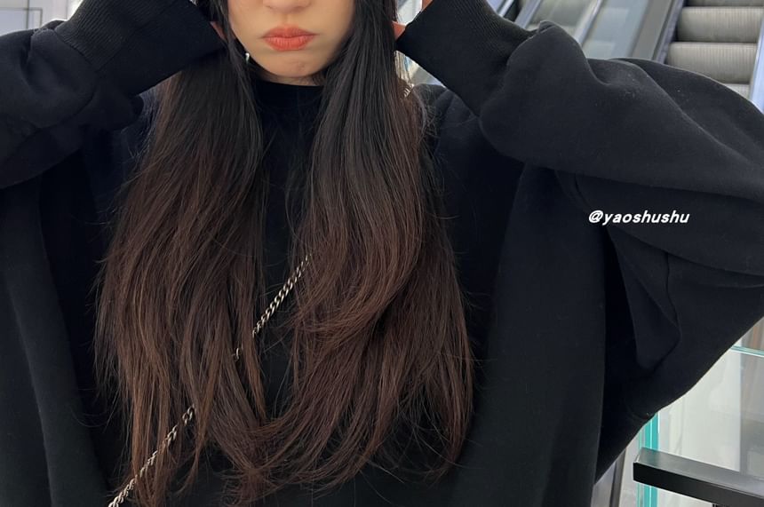 Ear Cat Applique Lettering Beanie Knit