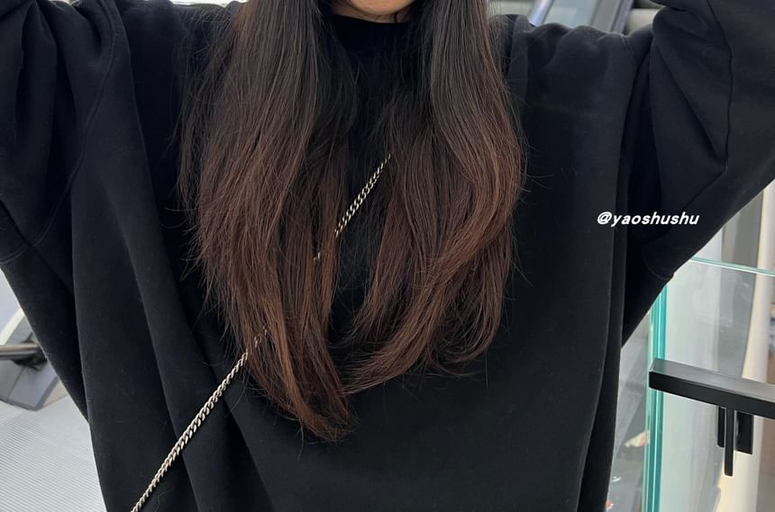 Ear Cat Applique Lettering Beanie Knit