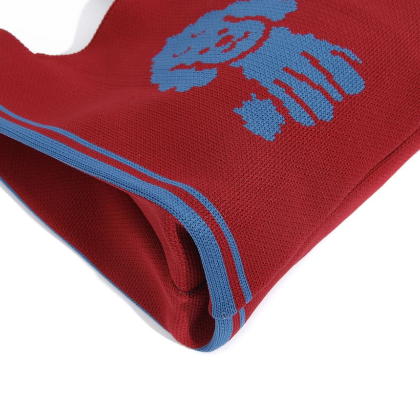 Tote Dog Bag Knit Jacquard
