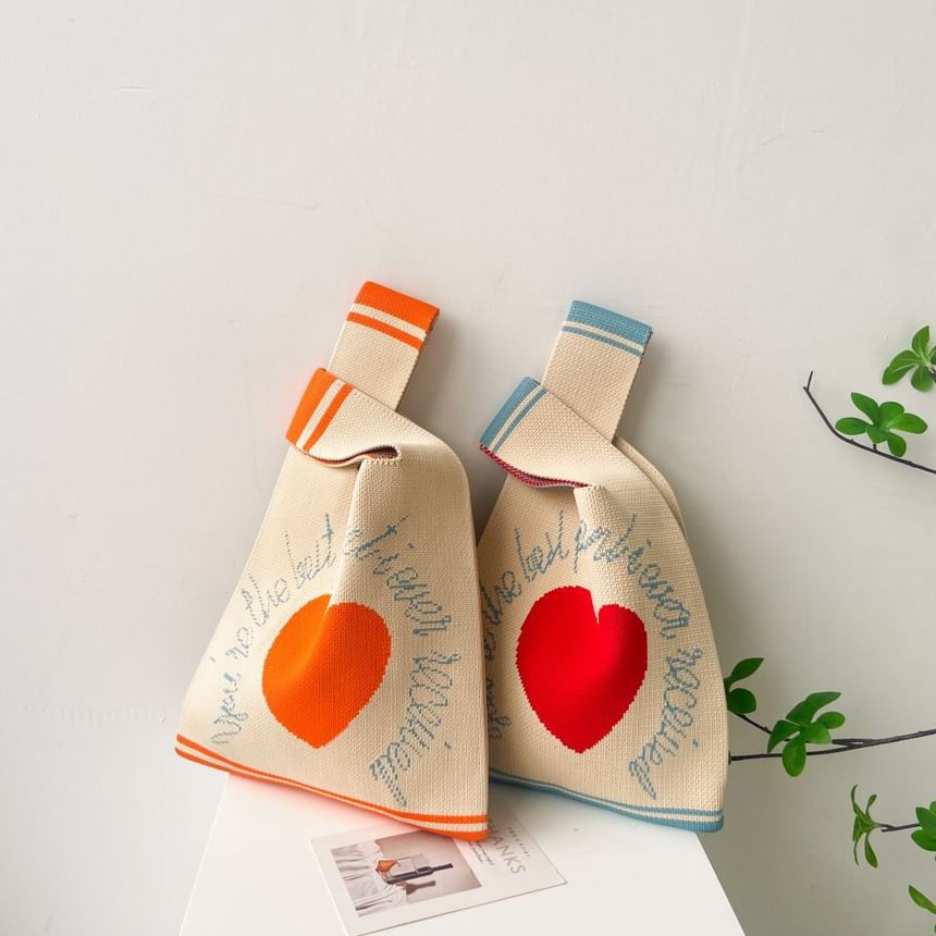 Patterned Bag Tote Knit