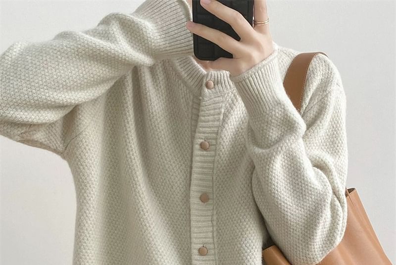 Cardigan Button-Up Plain