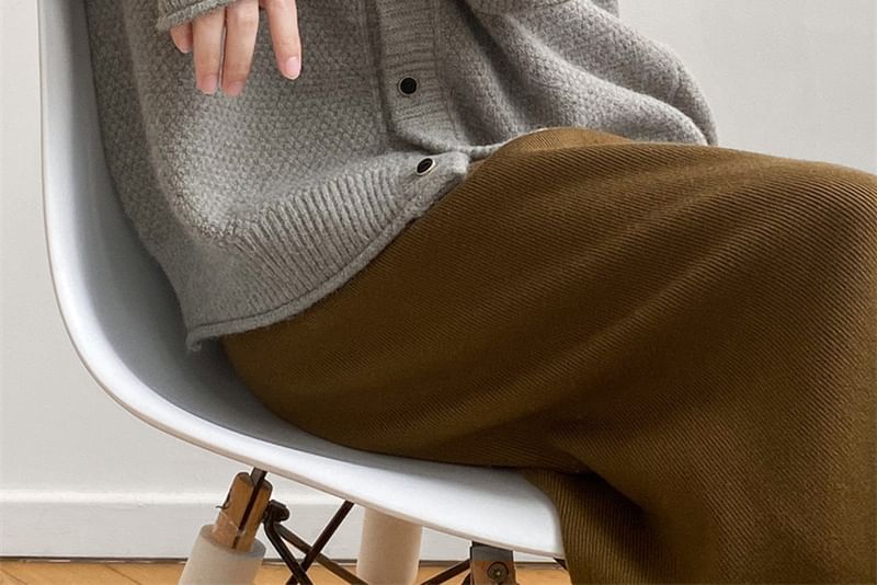 Cardigan Button-Up Plain