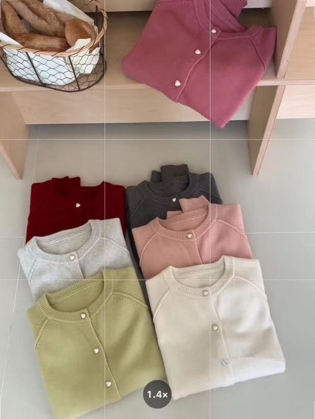 Button-Up Cardigan Plain