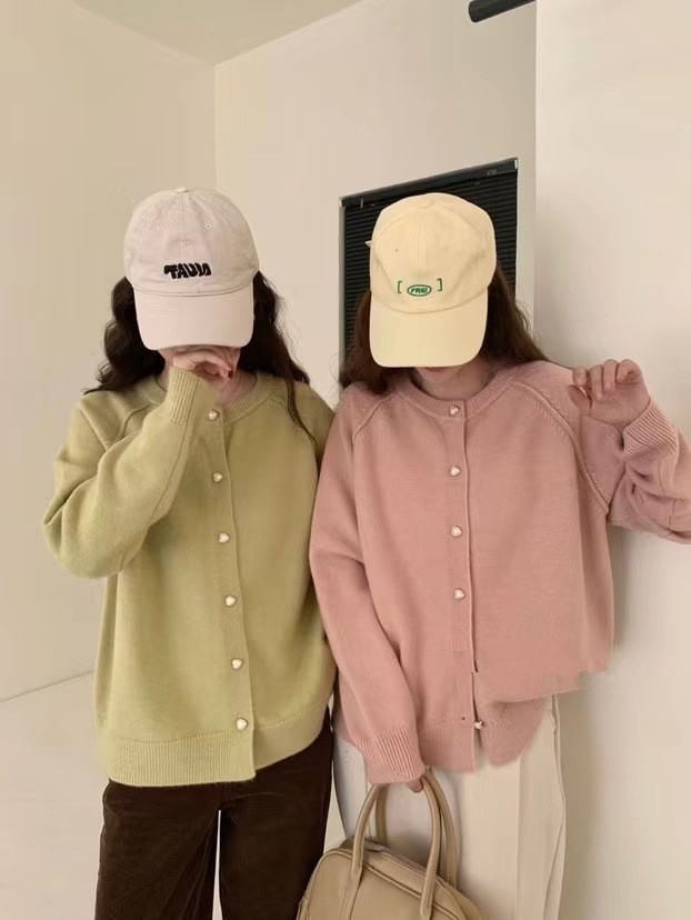 Button-Up Cardigan Plain