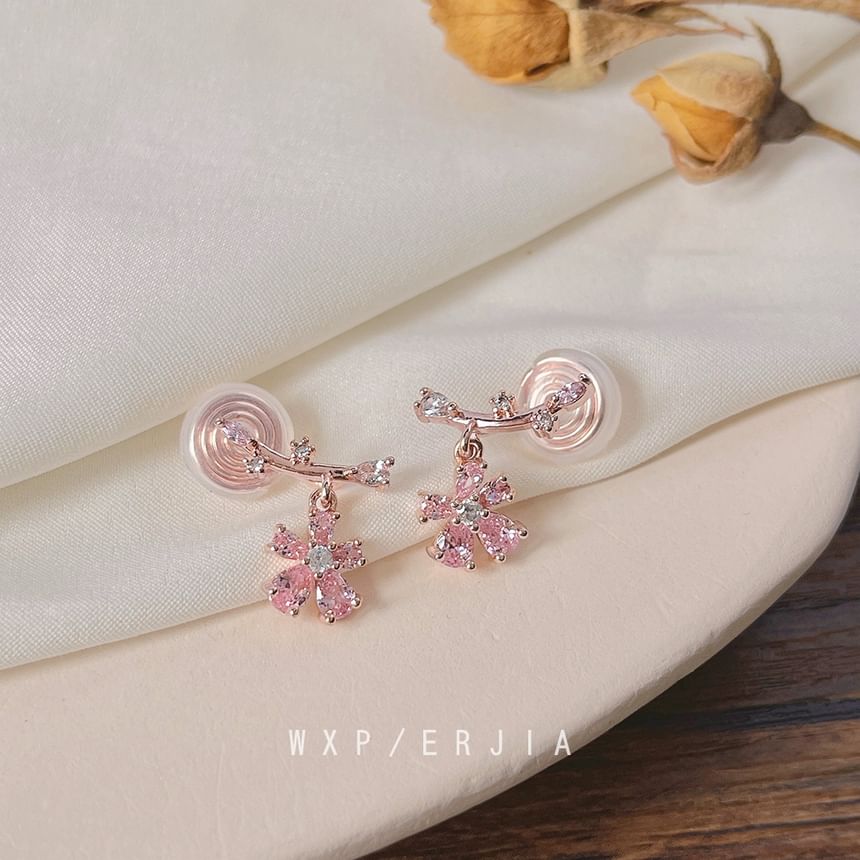 Cuff Alloy Ear Floral Rhinestone