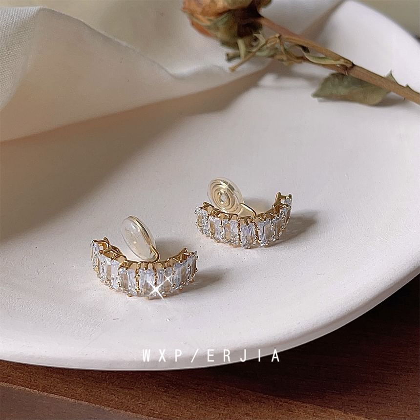 Rhinestone Alloy Ear Cuff