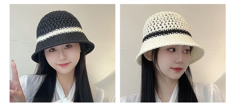 Foldable Bucket Hat Straw