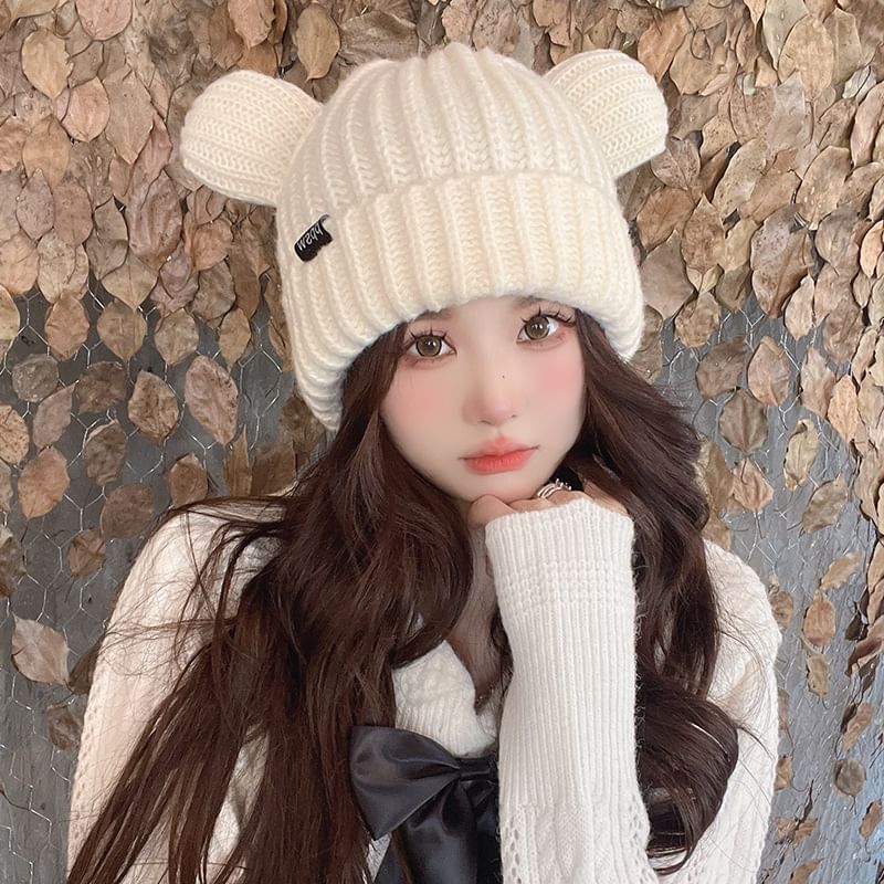 Beanie Ear Knit Bear