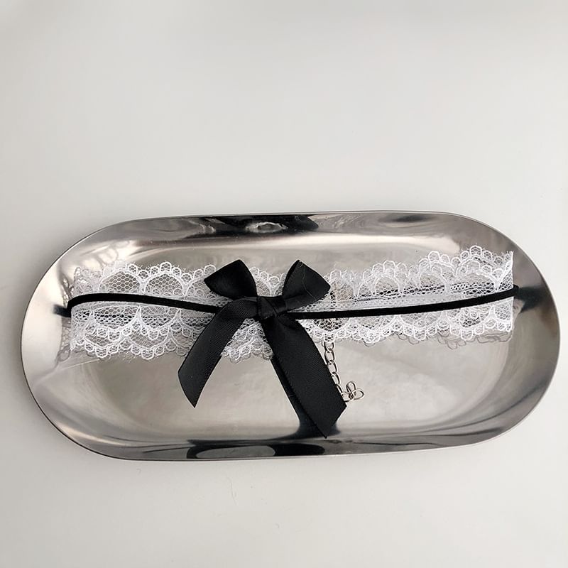 Bow Choker Lace