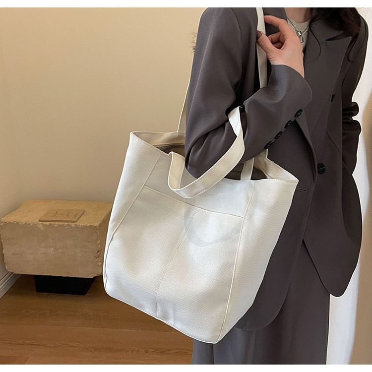Bag Canvas Plain Tote