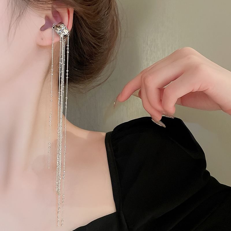 Ear Fringed Cuff Alloy
