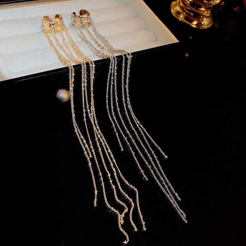 Ear Fringed Cuff Alloy