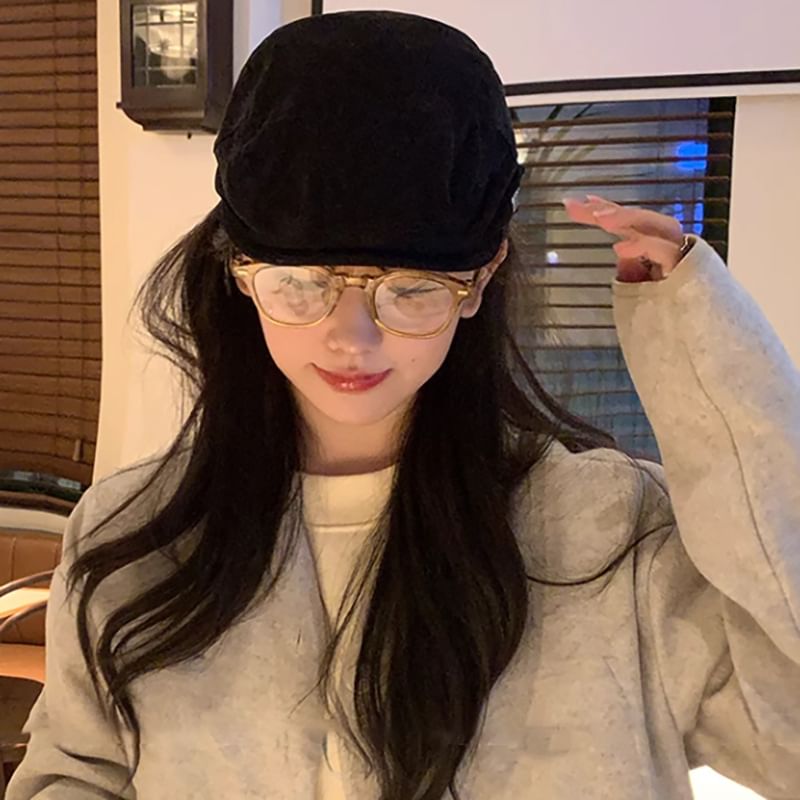 Flat Numerical Cap Embroidered