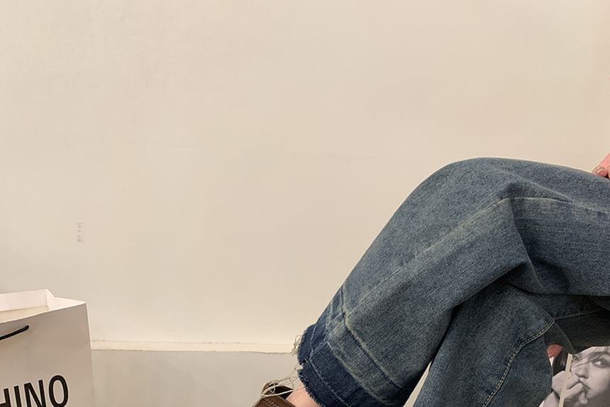 Chunky Short Boots Heel