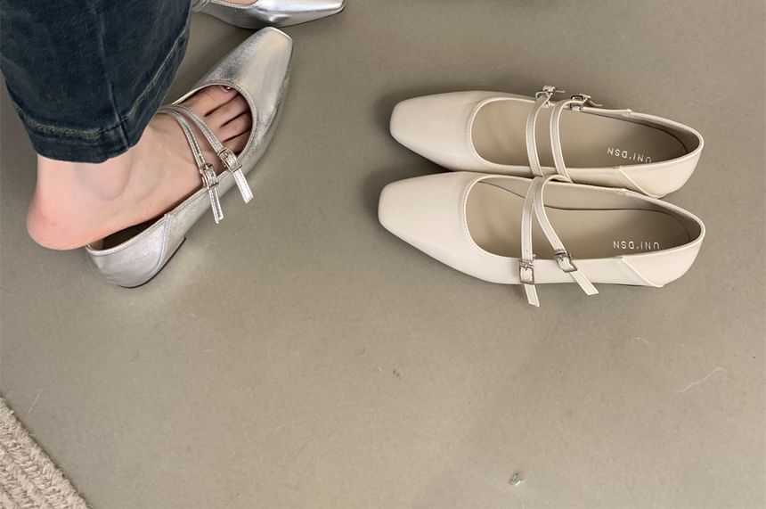 Chunky Shoes Heel Jane Mary