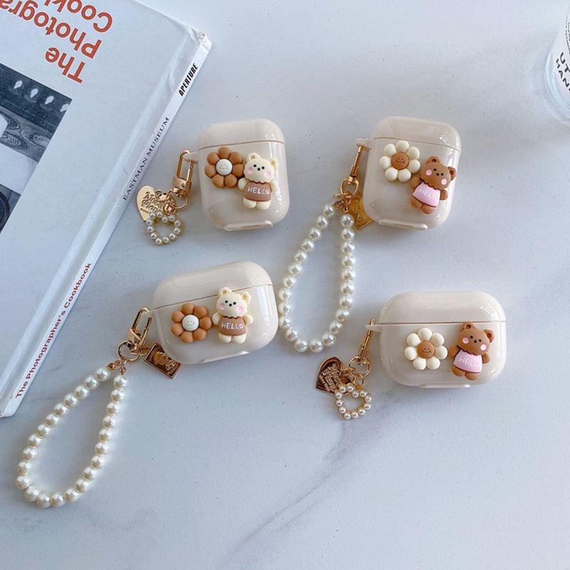 Case Bear AirPods / Skin Earphone Floral Pro