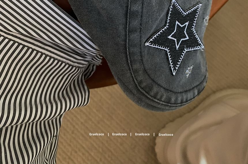 Star Flat Cap Applique