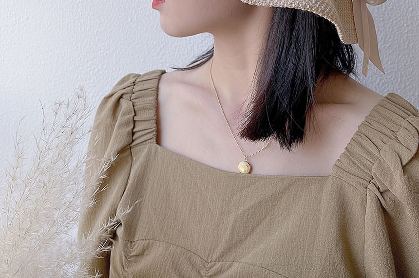 Bucket Ribbon Cotton Linen Hat