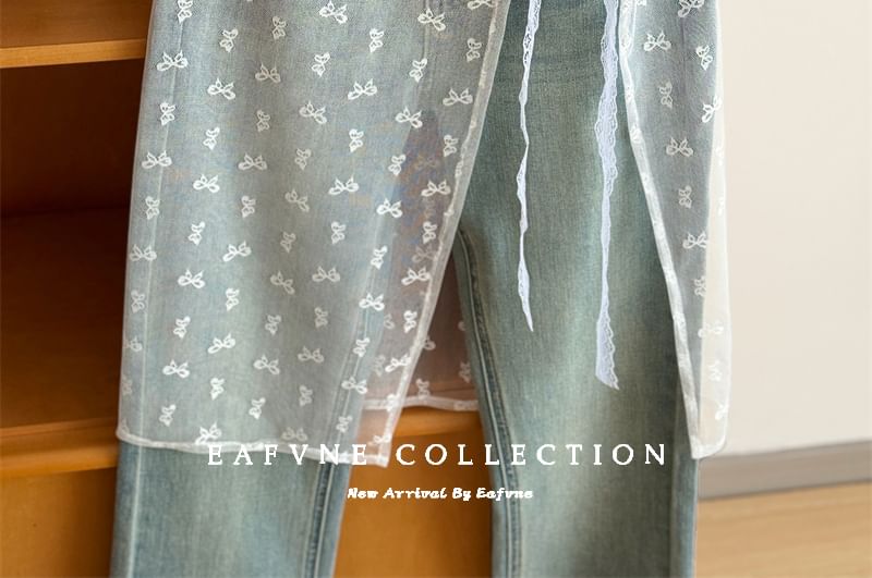 (Various Designs) Half Skirt Lace Apron