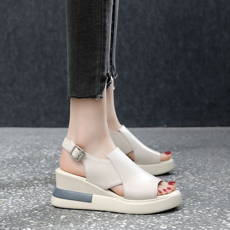 Wedge Sandals Slingback Platform