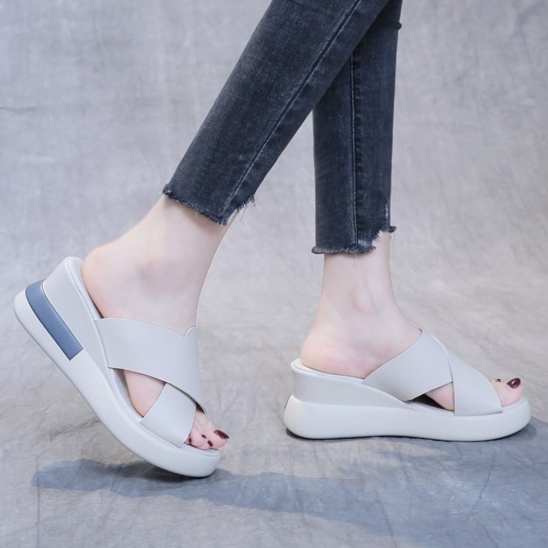 Wedge Sandals Slingback Platform