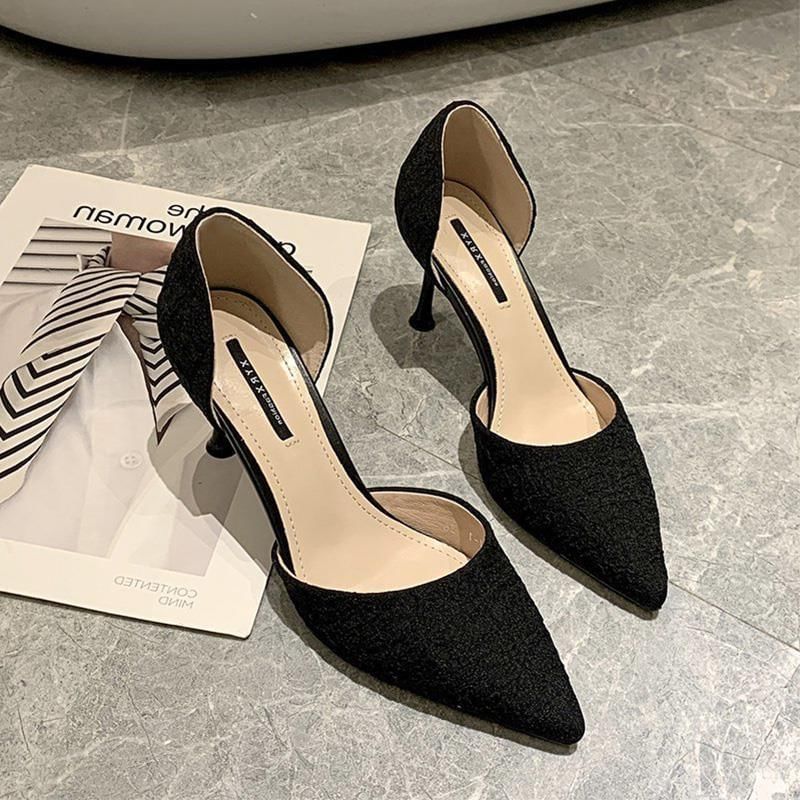 D'Orsay Stiletto Pumps Pointed