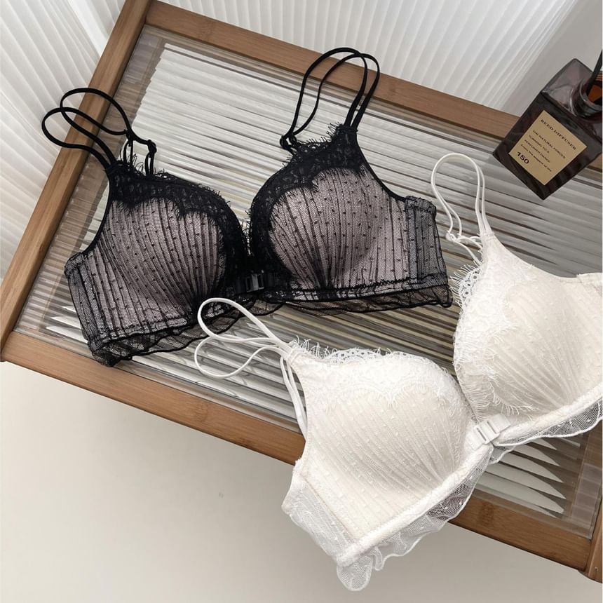 Lace Bralette and Panty Set
