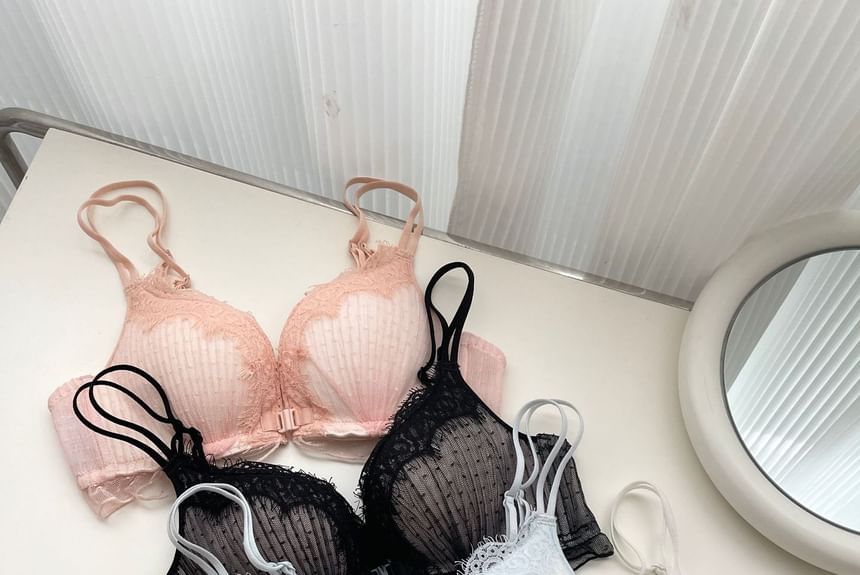 Lace Bralette and Panty Set