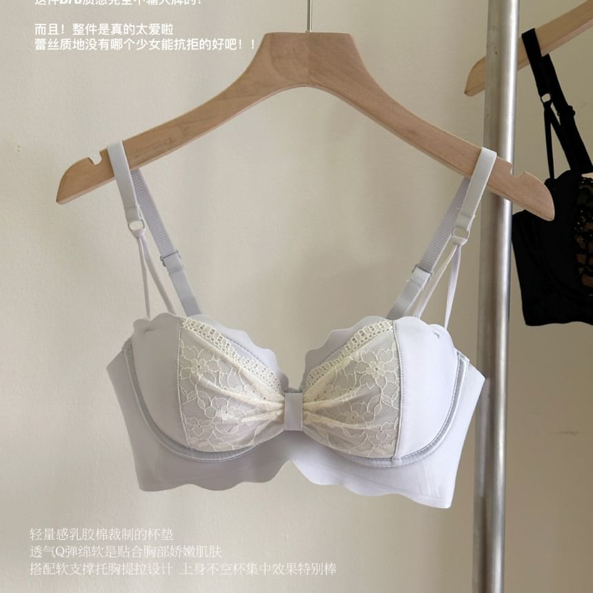 Lace Bralette and Panty Set