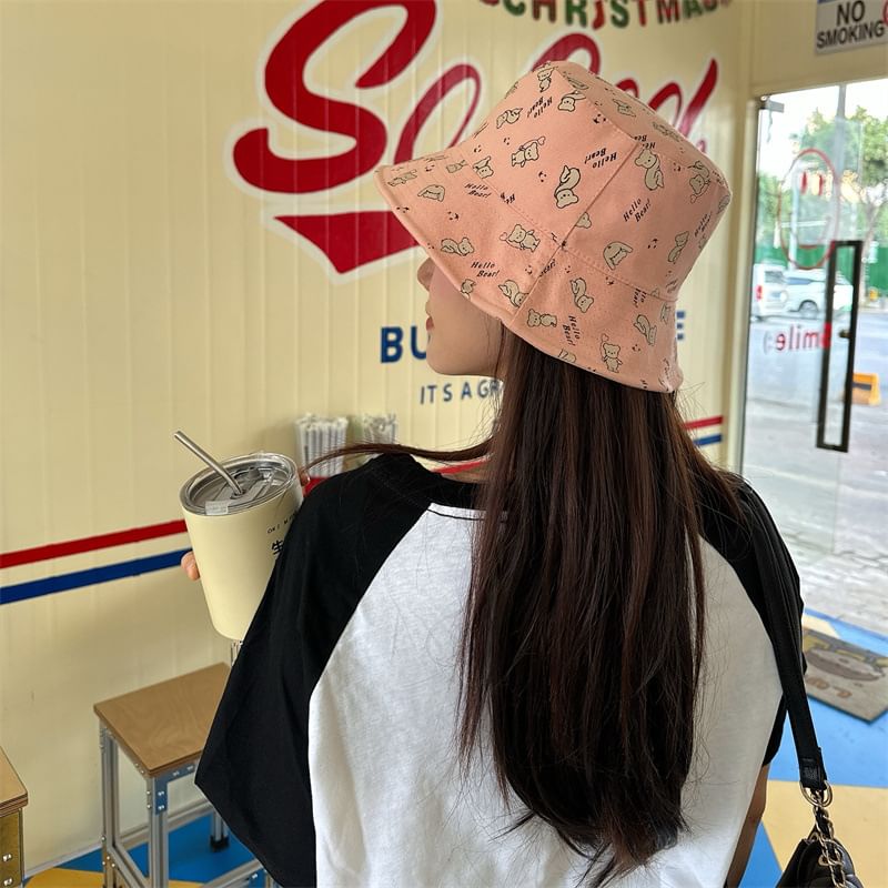 Bucket Hat Durian Print