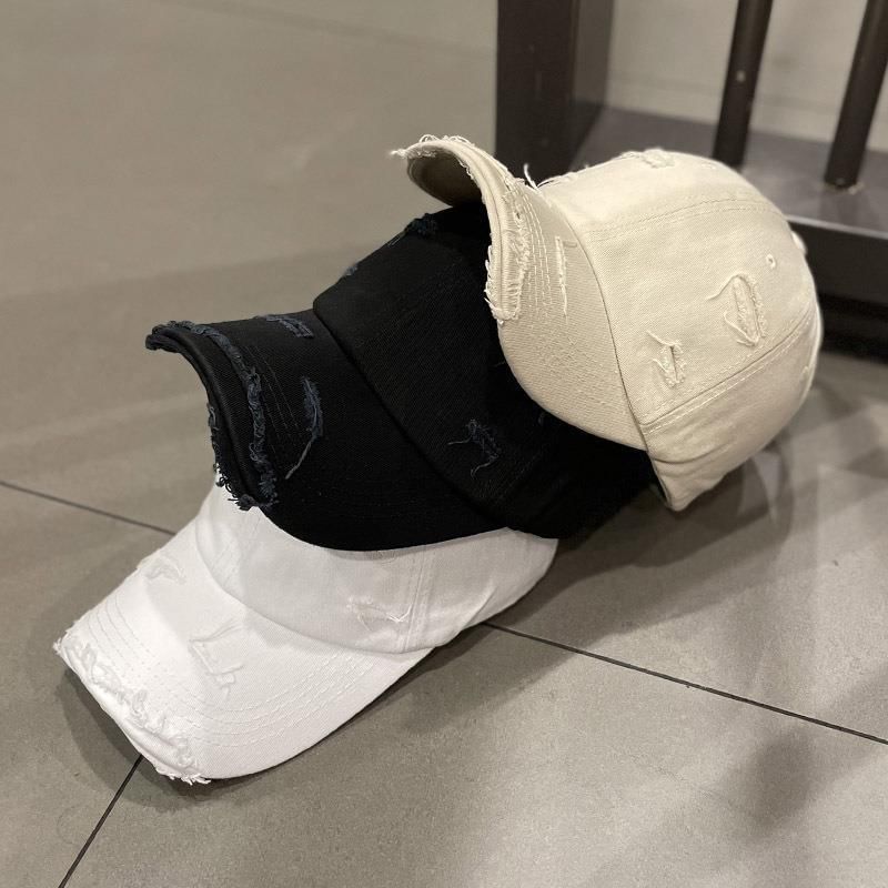 Cap Plain Distressed