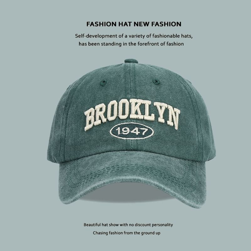 Embroidered Cap Lettering