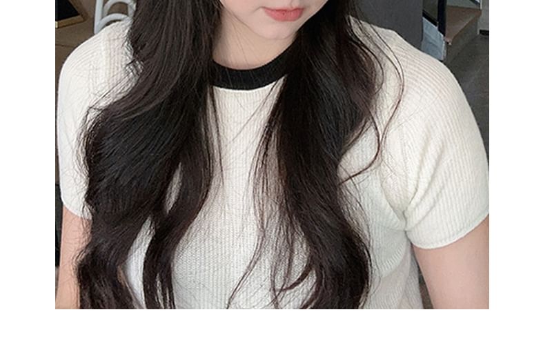 Hat Woven Trim Contrast Bucket